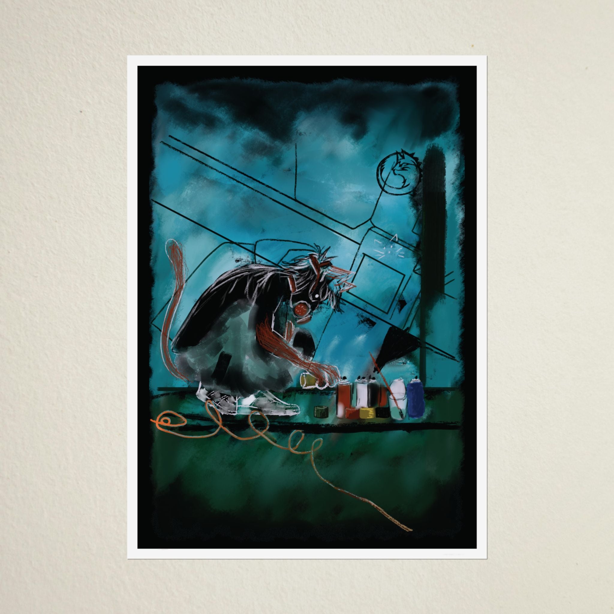 Meteora Poster | Urban Graffiti Art