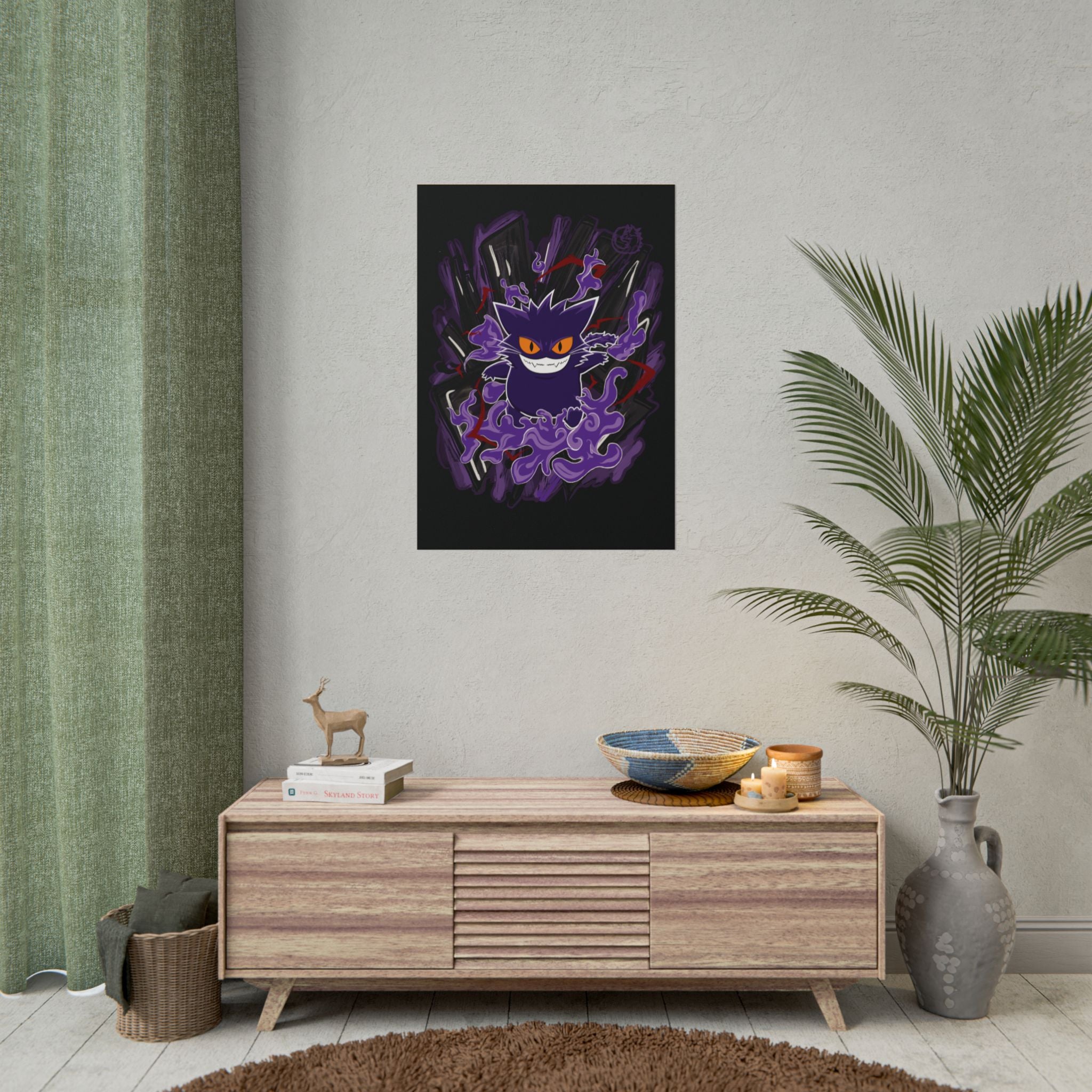 Gengato Poster – Spooky Ghost Cat