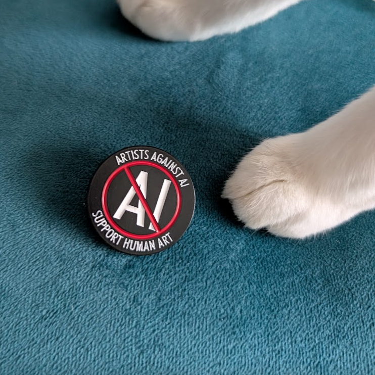 Artists Against AI Pin