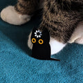 Black cat loading spinner enamel pin — buffering cat gift