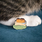 Capybara & Crocodile Pins