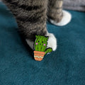 Cactus cat pin 1
