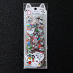 Cute waterproof penguin stickers — kawaii black and white penguin designs