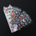Cute waterproof penguin stickers — kawaii black and white penguin designs
