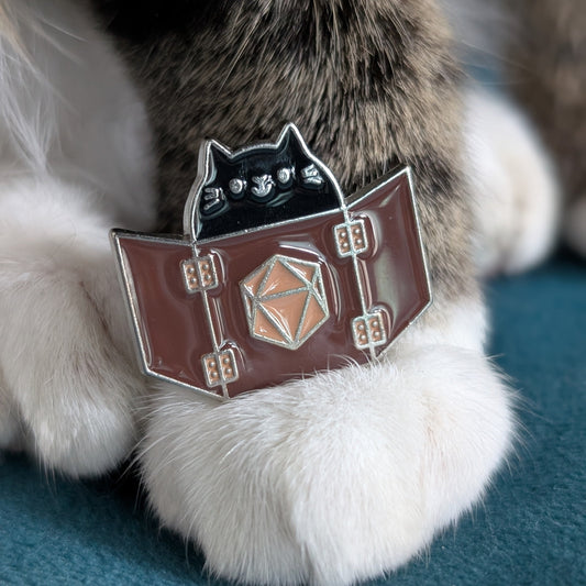 DnD Katze Pin