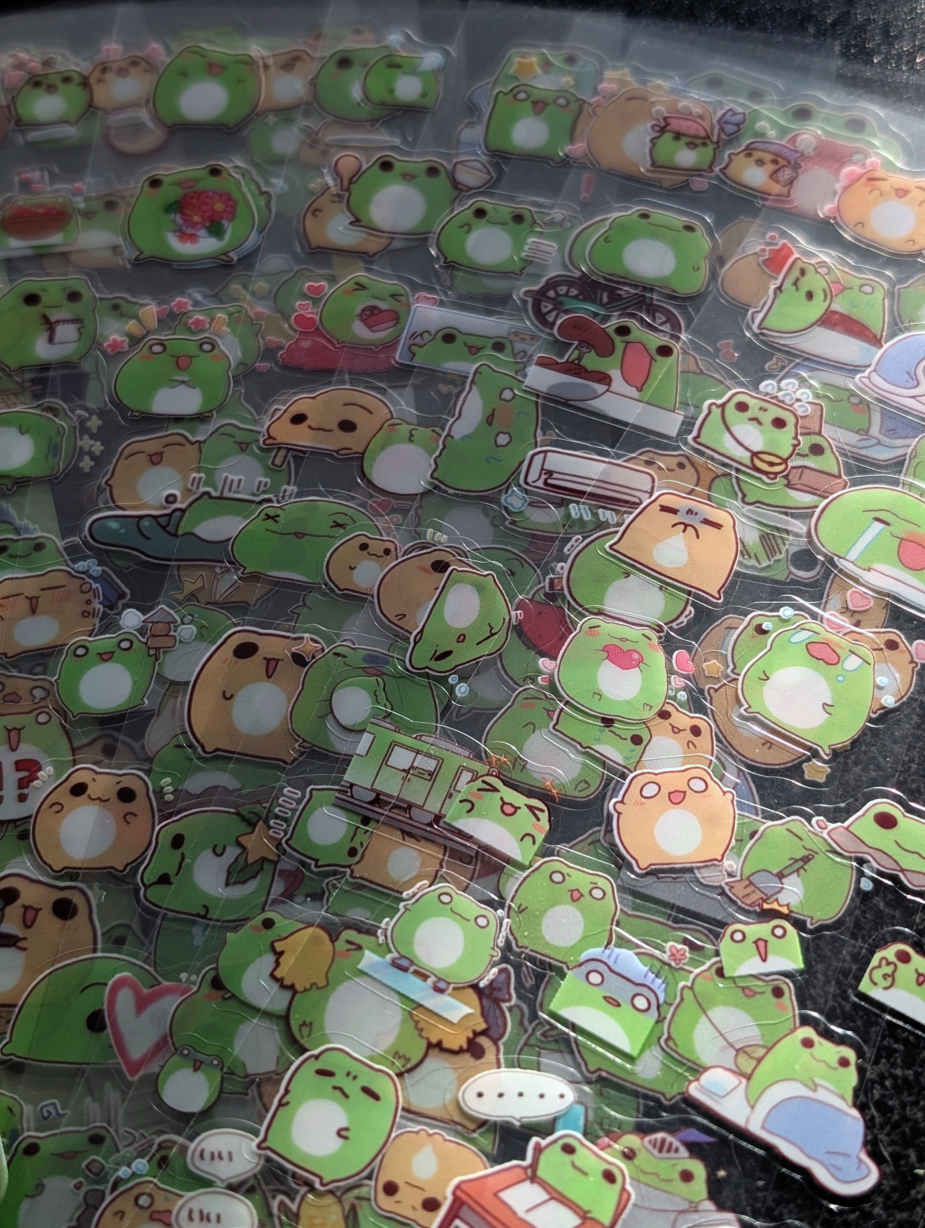 Frosch Sticker Set