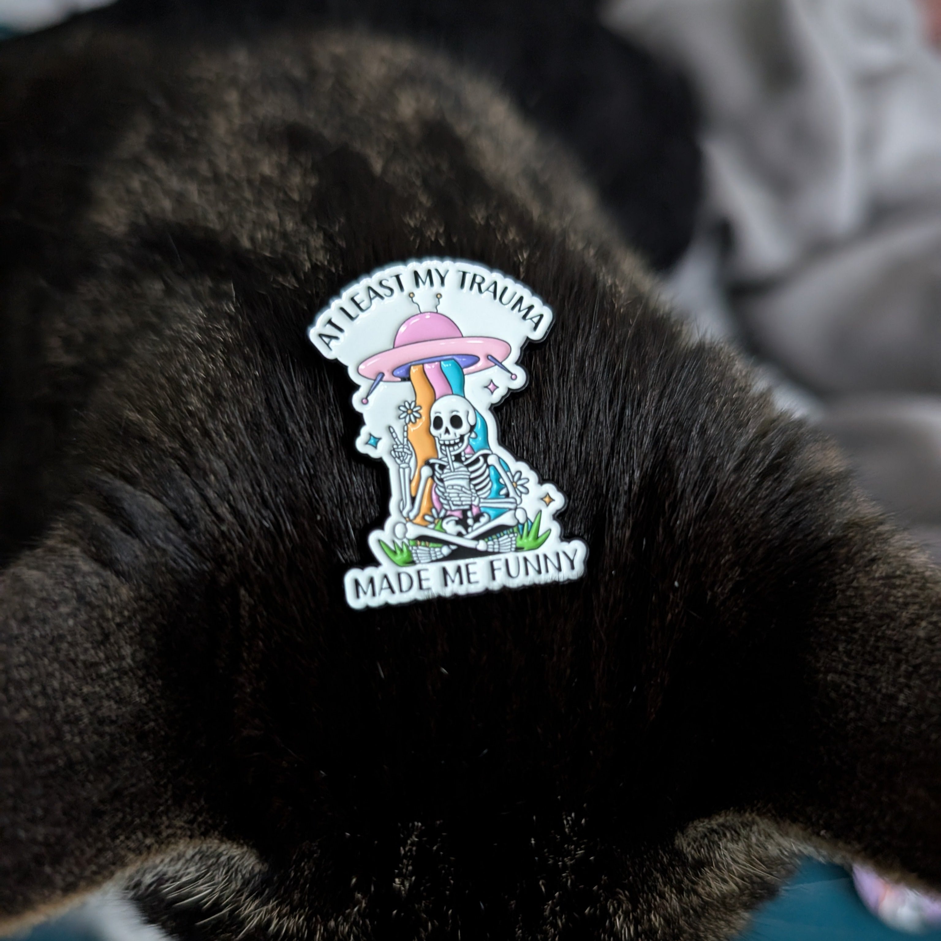 Trauma Made Me Funny Pin