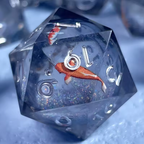 Liquid Core Fish Dice Set