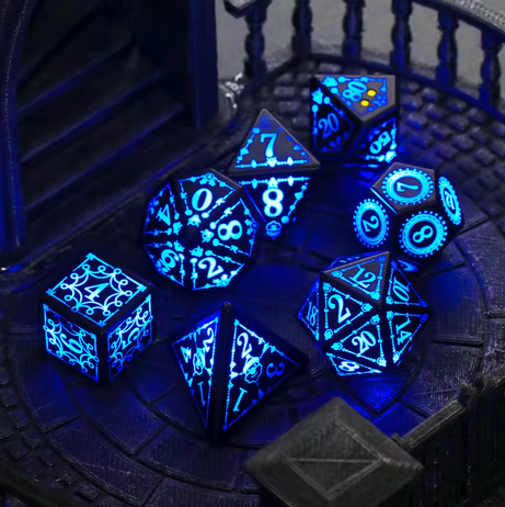 Glowing LED Dice