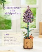 Wooden Flower Puzzle – Build Your Own Flower Bouquet DIY Craft Kit