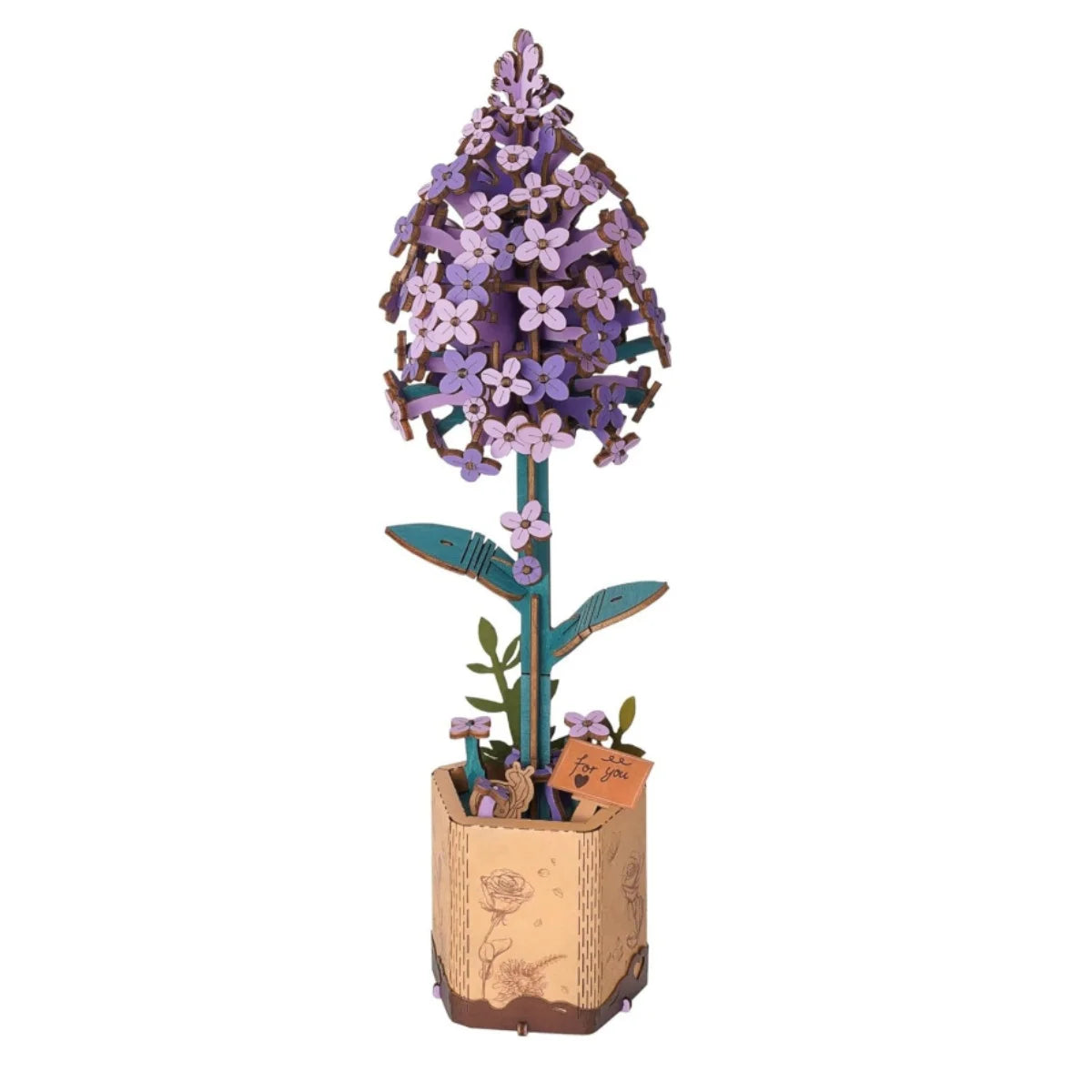 Wooden Flower Puzzle – Build Your Own Flower Bouquet DIY Craft Kit