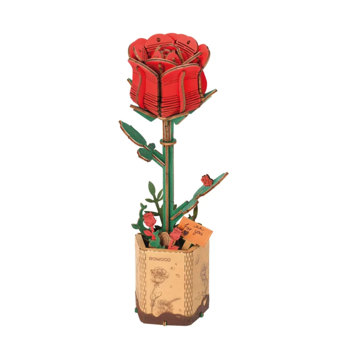 Wooden Flower Puzzle – Build Your Own Flower Bouquet DIY Craft Kit