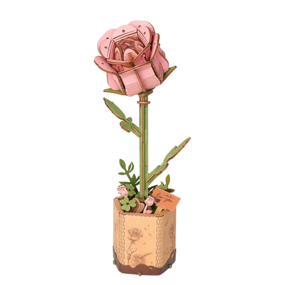 Wooden Flower Puzzle – Build Your Own Flower Bouquet DIY Craft Kit
