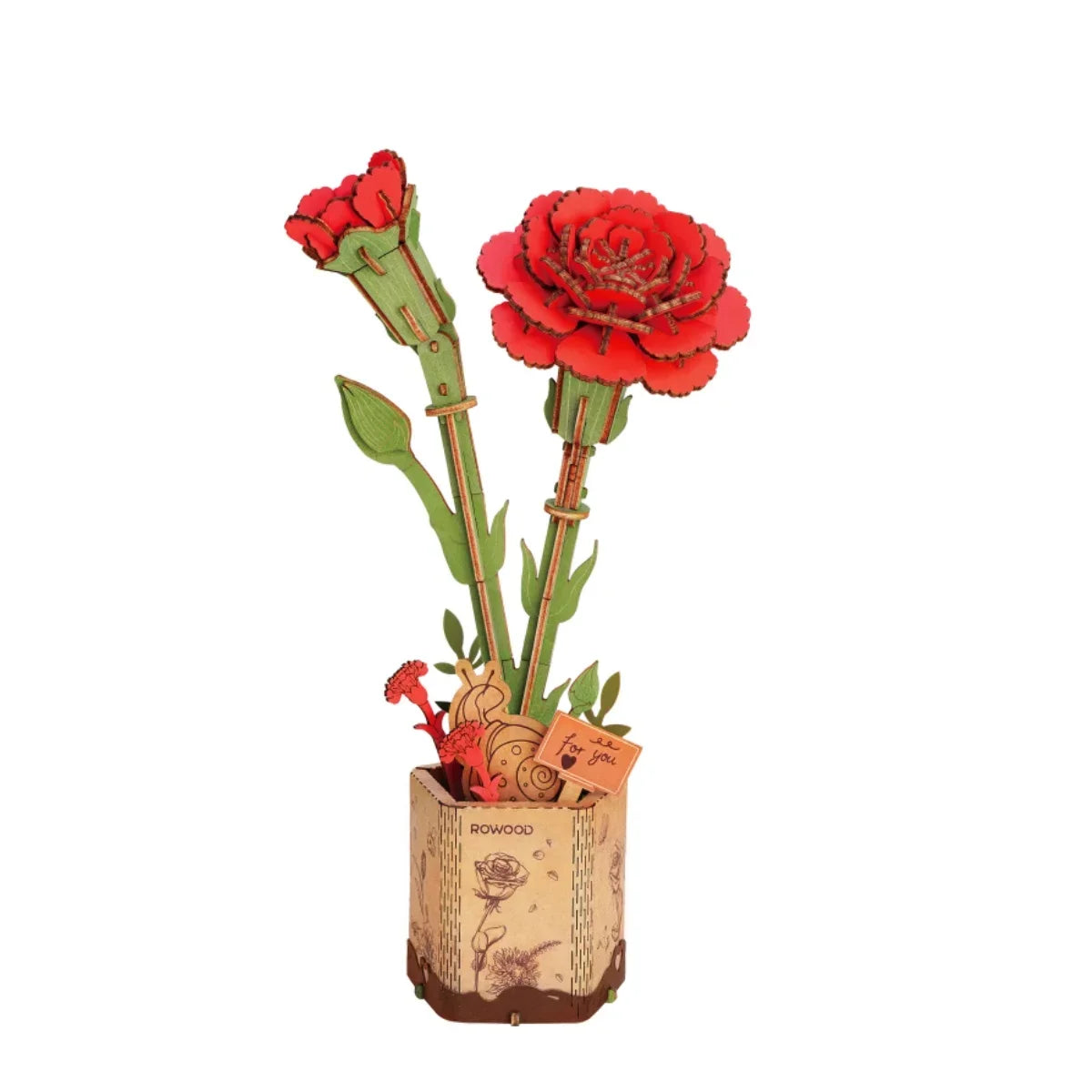 Wooden Flower Puzzle – Build Your Own Flower Bouquet DIY Craft Kit