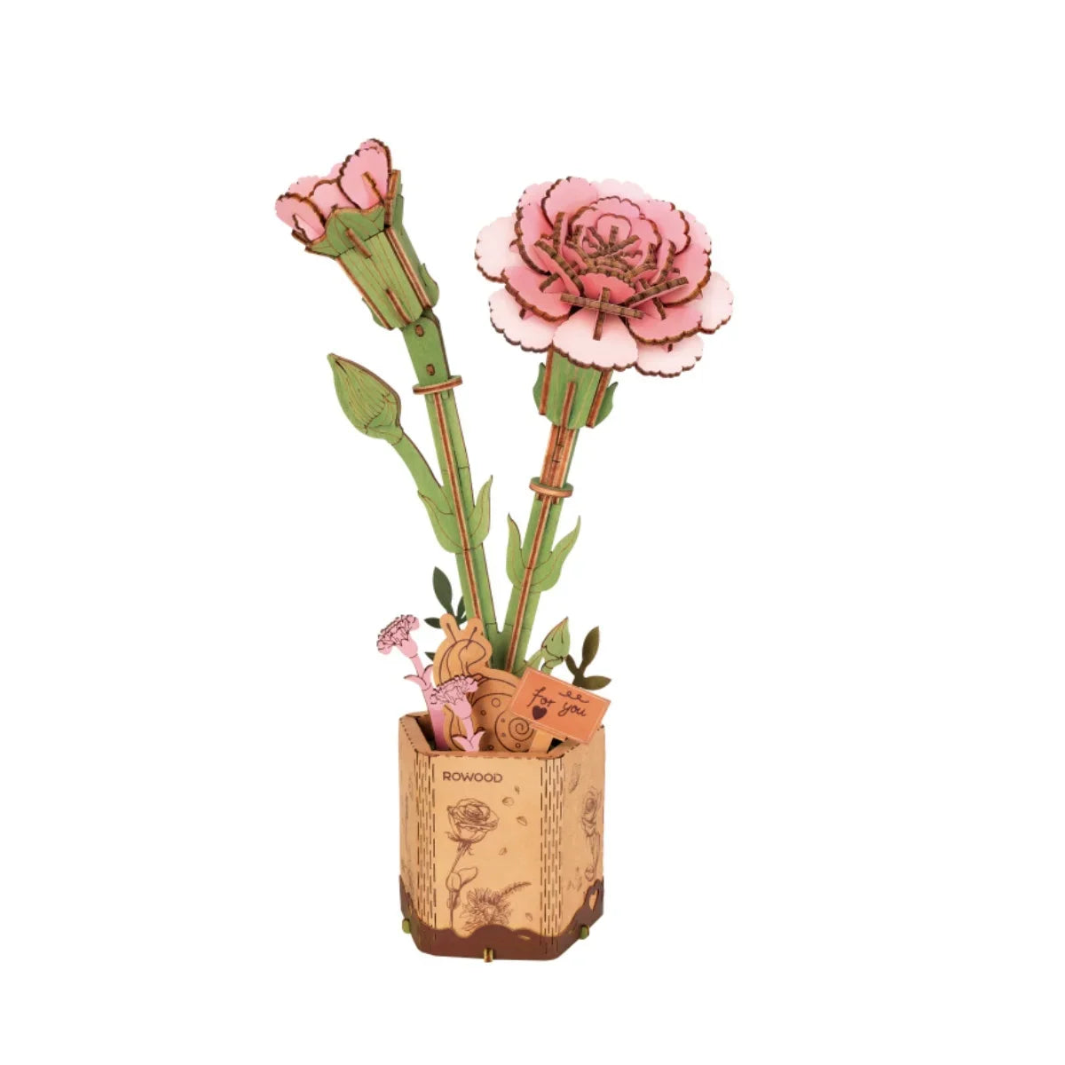 Wooden Flower Puzzle – Build Your Own Flower Bouquet DIY Craft Kit
