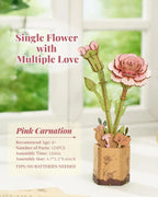 Wooden Flower Puzzle – Build Your Own Flower Bouquet DIY Craft Kit
