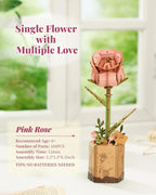 Wooden Flower Puzzle – Build Your Own Flower Bouquet DIY Craft Kit