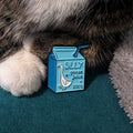 Silly Goose Juice box enamel pin - goose meme gift