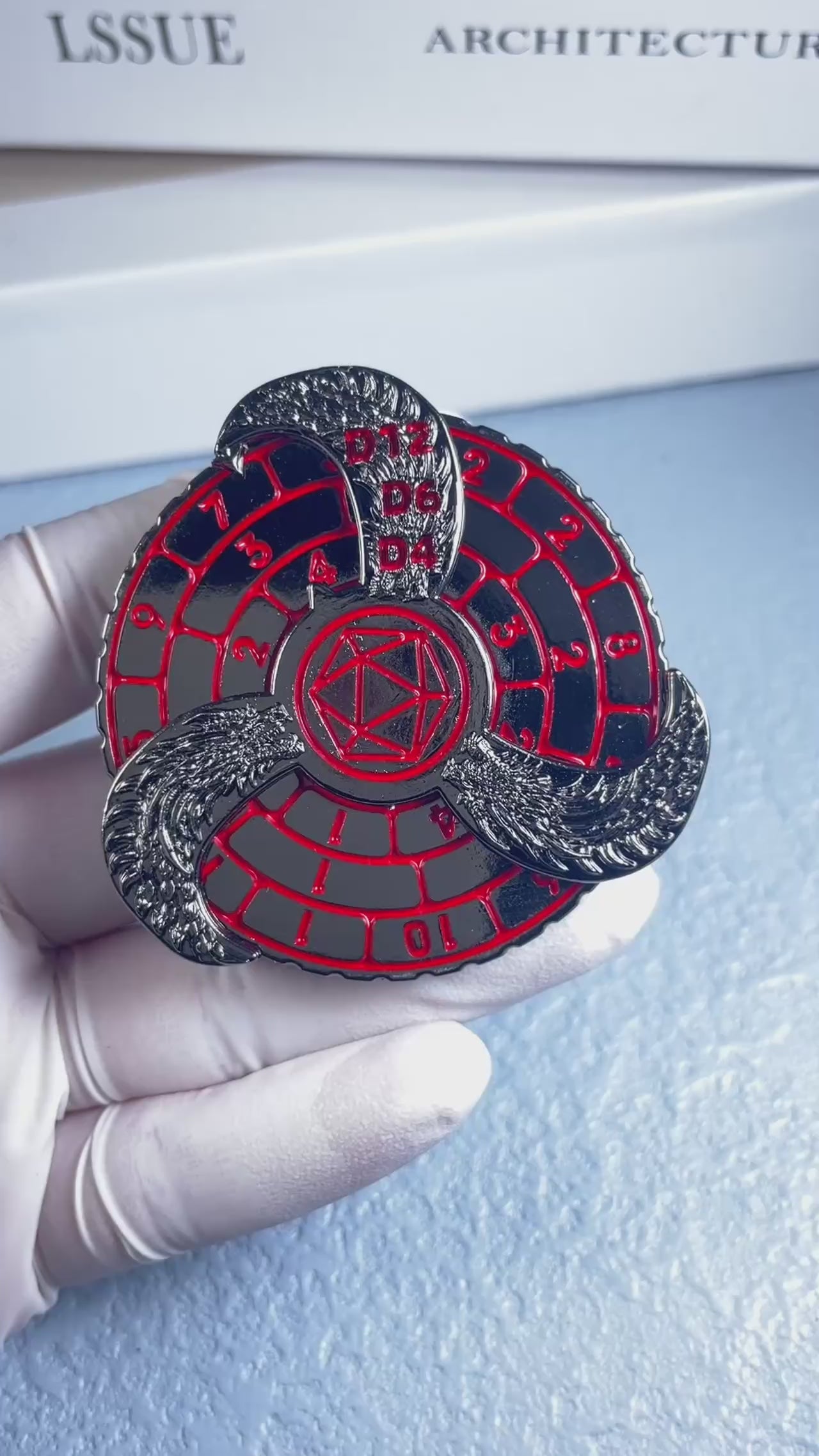 Metal DnD Dice Spinner